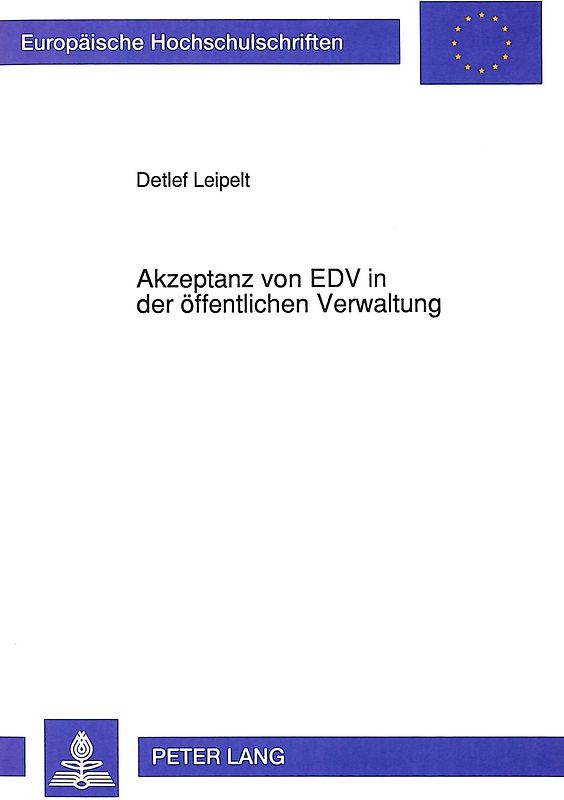 Akzeptanz von EDV in der öffentlichen Verwaltung