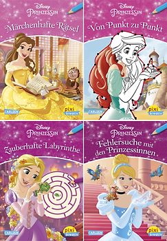 Pixi kreativ 4er-Set 30: 4er-Set 30: Disney: Prinzessin (4x1 Exemplar)
