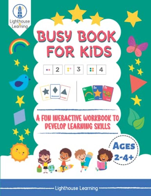 Busy Book for Kids: A Fun Interactive Workbook to Develop Learning Skills