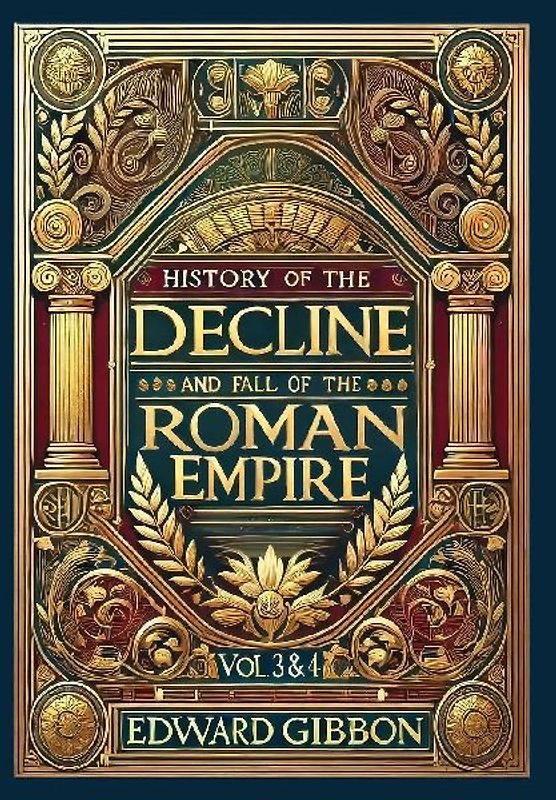 History of the Decline and Fall of the Roman Empire Vol. 3 & 4 (Collector's Edition) (Laminated Hardback with Jacket)