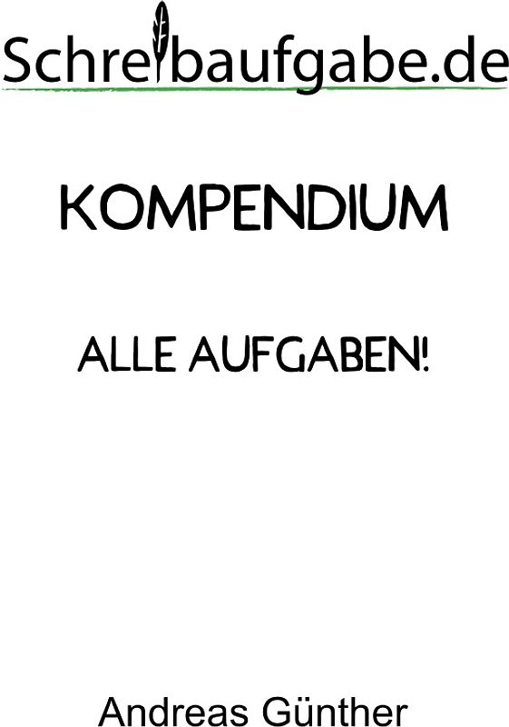 Schreibaufgabe Kompendium