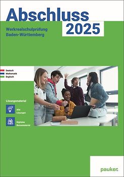 Abschluss 2026 - Werkrealschule Baden-Württemberg - Lösungsband