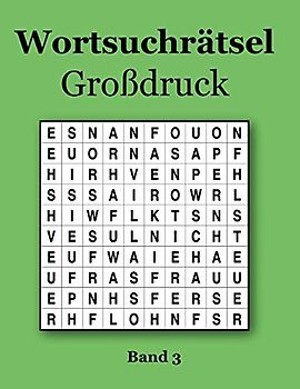 Wortsuchrätsel Großdruck Band 3