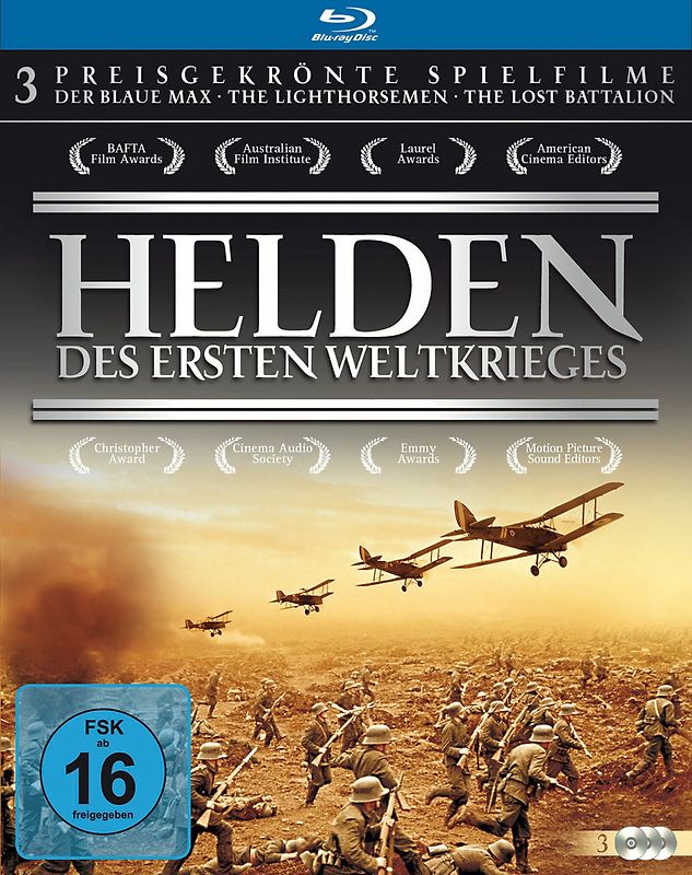 Helden des Ersten Weltkriegs - Preisgekrönte Spielfilme [3 Discs] DVD