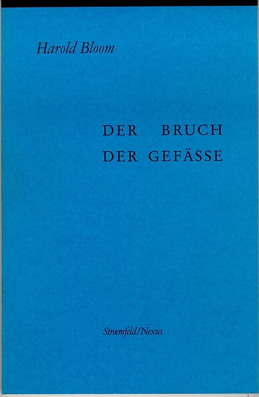 Der Bruch der Gefässe