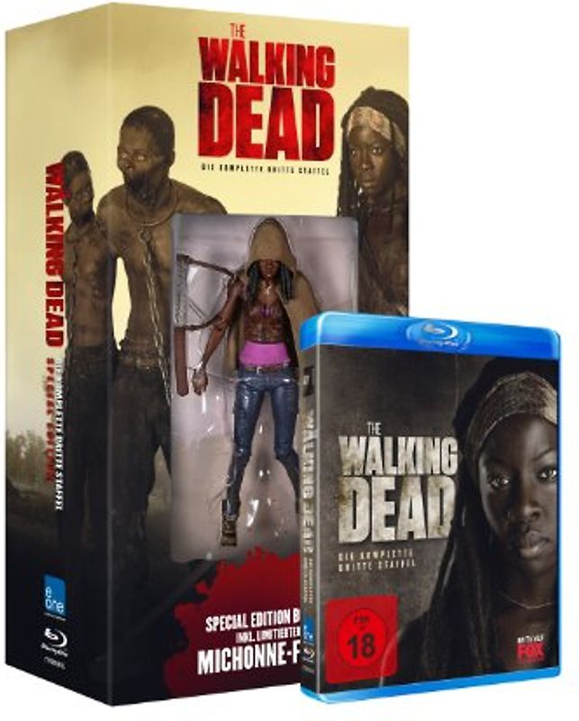 The Walking Dead - Die komplette dritte Staffel [inkl. Michonne Figur] Blu-ray Disc