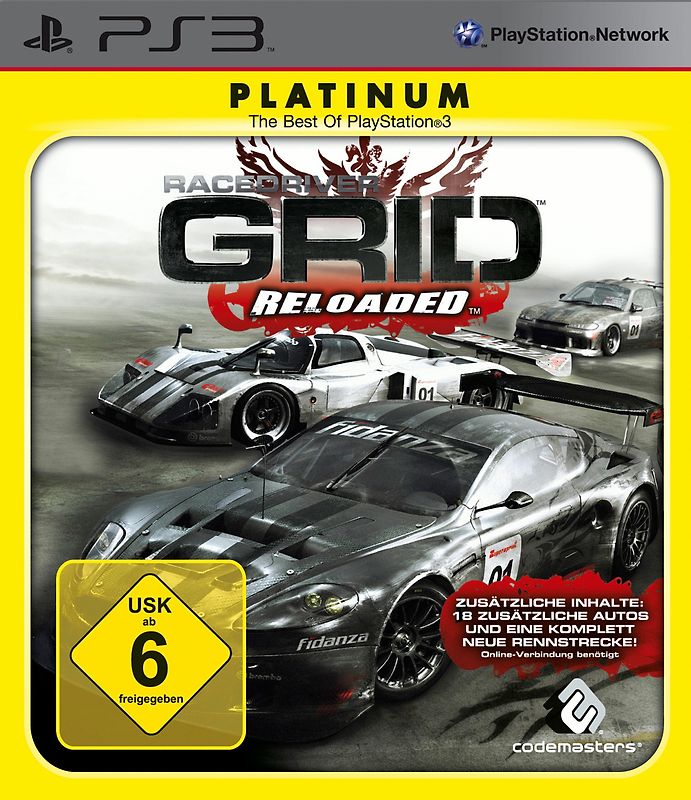 Race Driver GRID: Reloaded [Platinum] PlayStation 3