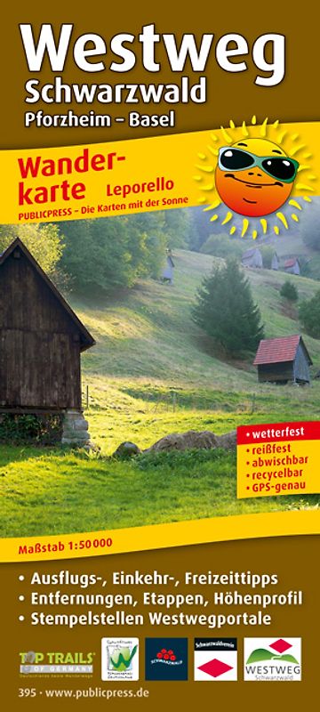 Westweg Schwarzwald, Pforzheim - Basel