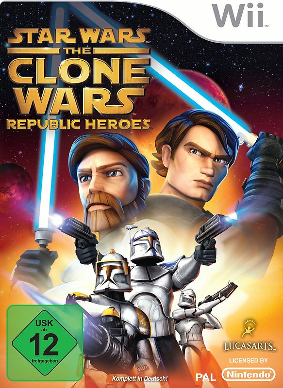 Star Wars - The Clone Wars: Republic Heroes [Software Pyramide] Nintendo Wii