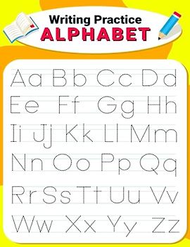 Writing Practice Alphabet: Preschool Numbers Tracing Number Practice Workbook