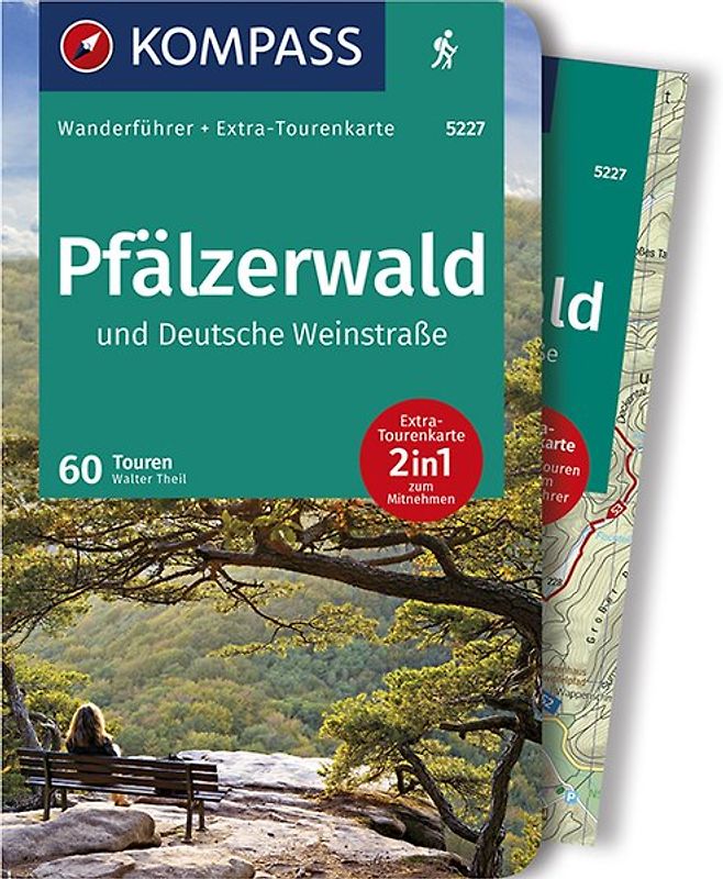 KOMPASS Wanderführer Pfälzerwald und Deutsche Weinstraße