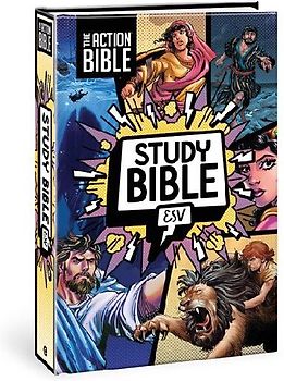 The Action Bible Study Bible Esv, Hardcover, Full Color
