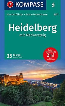 KOMPASS Wanderführer Heidelberg mit Neckarsteig, 35 Touren