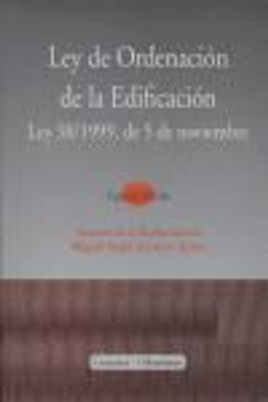 Ley de ordenación de la edificación