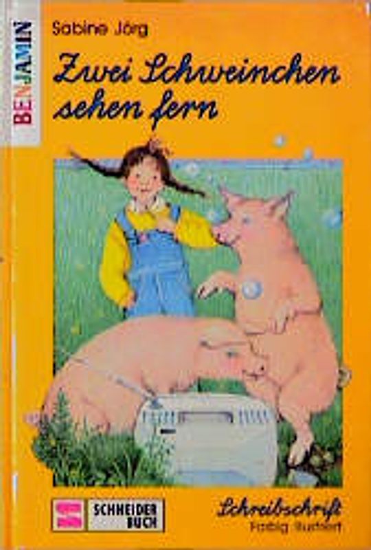 Zwei Schweinchen sehen fern