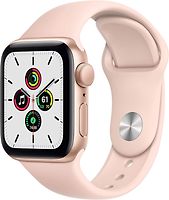 Apple Watch SE 40 mm Caja de aluminio en oro - Correa deportiva rosa arena [Wifi]