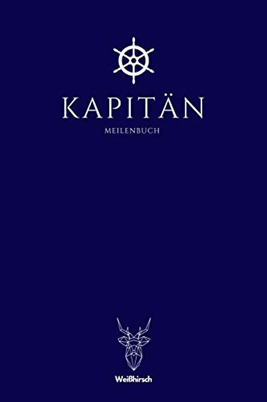 Kapitän - Meilenbuch: A5 nautisches Meilenbuch | Seemeilenbuch | Segler Logbuch | Seemeilenlogbuch | Seetagebuch | Seemeilennachweis | Geschenkbuch ... Sportbootfahrer, Männer und Frauen