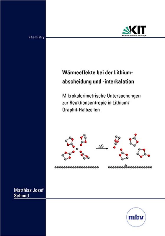 Wärmeeffekte bei der Lithiumabscheidung und -interkalation