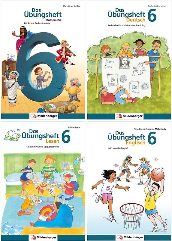 Sicher ins 7. Schuljahr – Paket: Rechnen – Schreiben – Lesen – Grammatik – Englisch · Klasse 6
