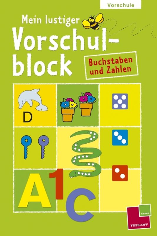 Mein lustiger Vorschulblock Buchstaben und Zahlen