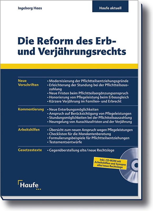 Die Reform des Erb- und Verjährungsrechts