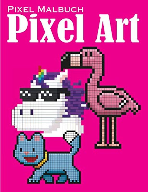 Pixel Malbuch - Pixel Art: Pixelkunst-Skizzenbuch für Kinder und Erwachsene - Großes quadratisches Pixelkunst-Skizzenbuch. Jungen und Mädchen Skizzenbuch - Pixelkunst Malbuch für Kinder und Erwachsene