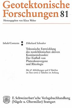 Tektonische Entwicklung des nordchilenischen aktiven Kontinentalrandes