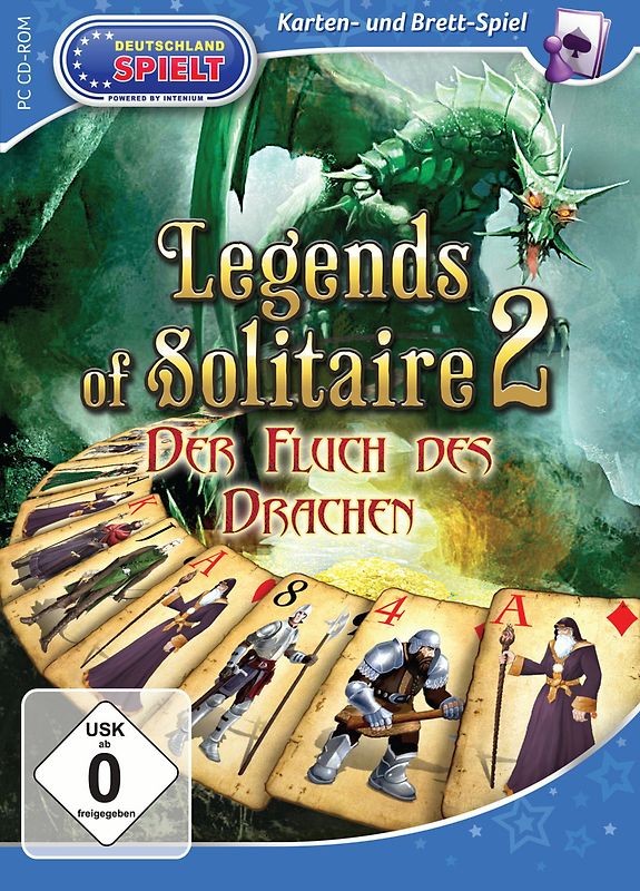 Legends of Solitaire 2 - Der Fluch des Drachen PC Spiele