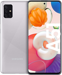 Image of Samsung Galaxy A51 Dual SIM 128GB zilver (Refurbished)