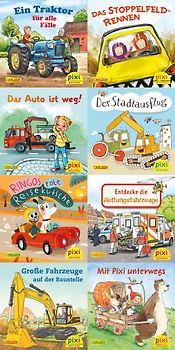 Pixi-8er-Set 247: Pixis bunte Fahrzeuge (8x1 Exemplar)