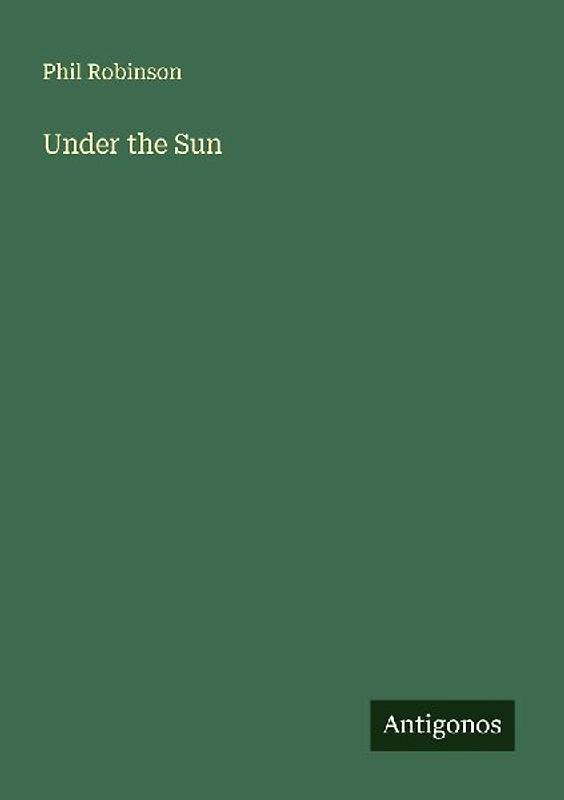 Under the Sun