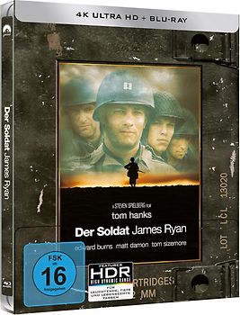 Der Soldat James Ryan (4K Ultra HD Steelbook, Exklusivprodukt) 4K Ultra HD Blu-ray