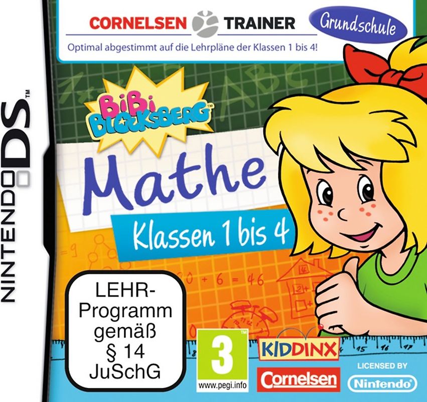 Bibi Blocksberg Grundschule Klasse 1-4 Mathematik Nintendo DS