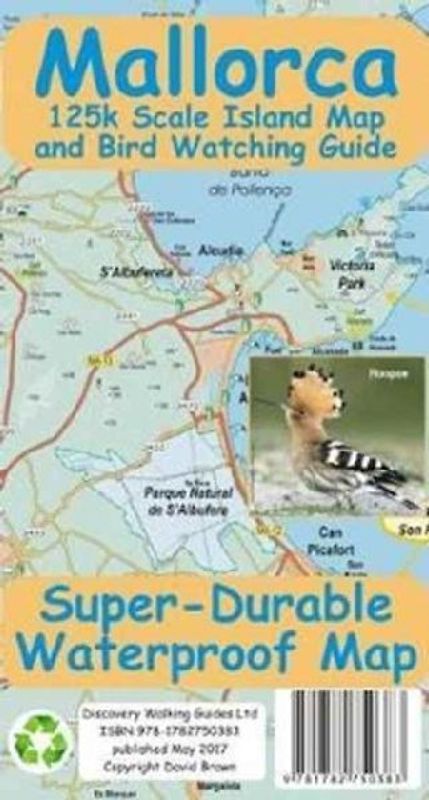 Mallorca Super Durable Map and Bird Watching Guide