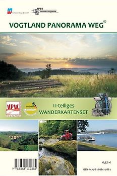 Vogtland Panorama Weg Wandertourenführer 1:33 000