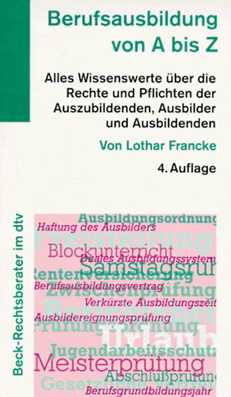 Berufsausbildung von A - Z