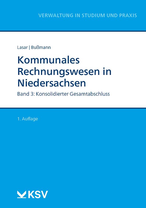 Kommunales Rechnungswesen in Niedersachsen (Bd. 3/3)