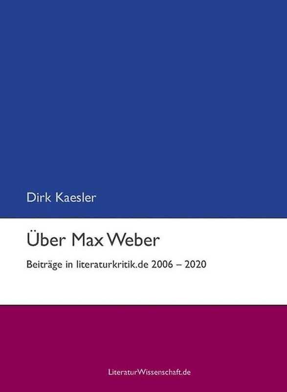 Über Max Weber