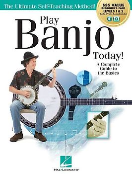 Play Banjo Today! All-In-One Beginner's Pack: Includes Book 1, Book 2, Audio & Video