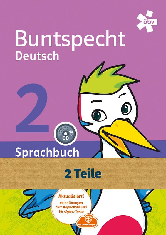 Buntspecht Deutsch 2, Schülerbuch mit CD-ROM