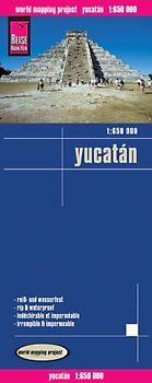 Reise Know-How Landkarte Yucatán (1:650.000). world mapping project