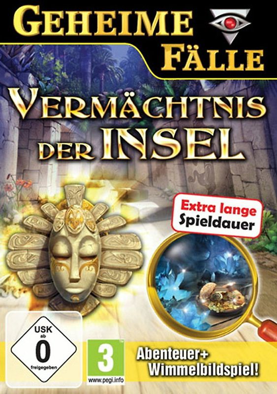 Geheime Fälle - Das vermächtnis der Insel PC Spiele