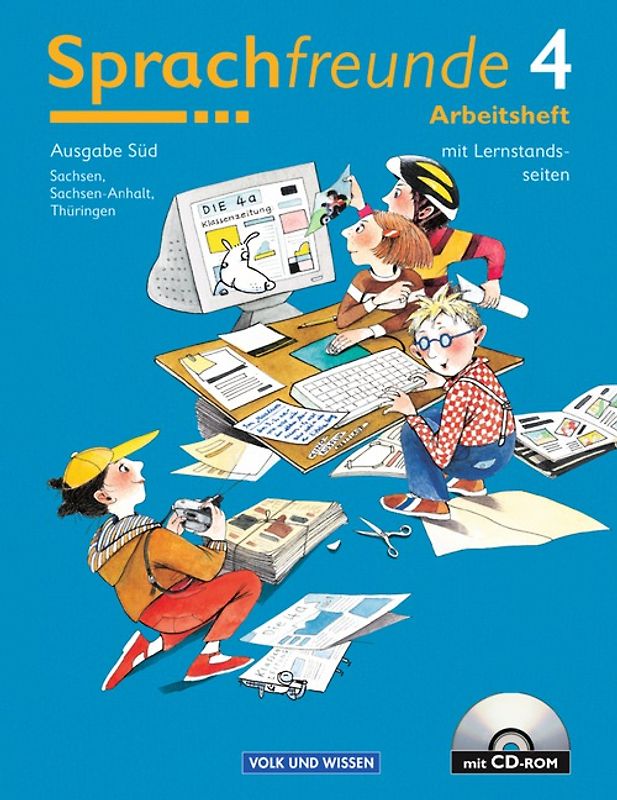 Sprachfreunde - Ausgabe Süd 2004 (Sachsen, Sachsen-Anhalt, Thüringen) / 4. Schuljahr - Arbeitsheft