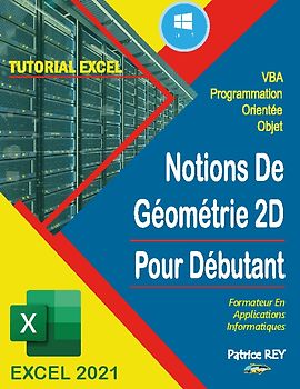 Notions de geometrie 2d avec excel 2021