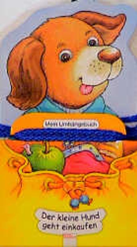 Der kleine Hund geht einkaufen