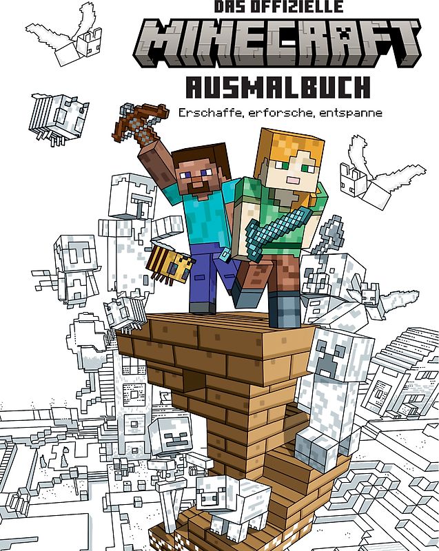 Das offizielle Minecraft Ausmalbuch