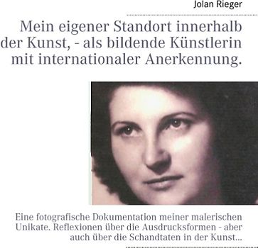 Mein eigener Standort innerhalb der Kunst, - als bildende Künstlerin mit internationaler Anerkennung.