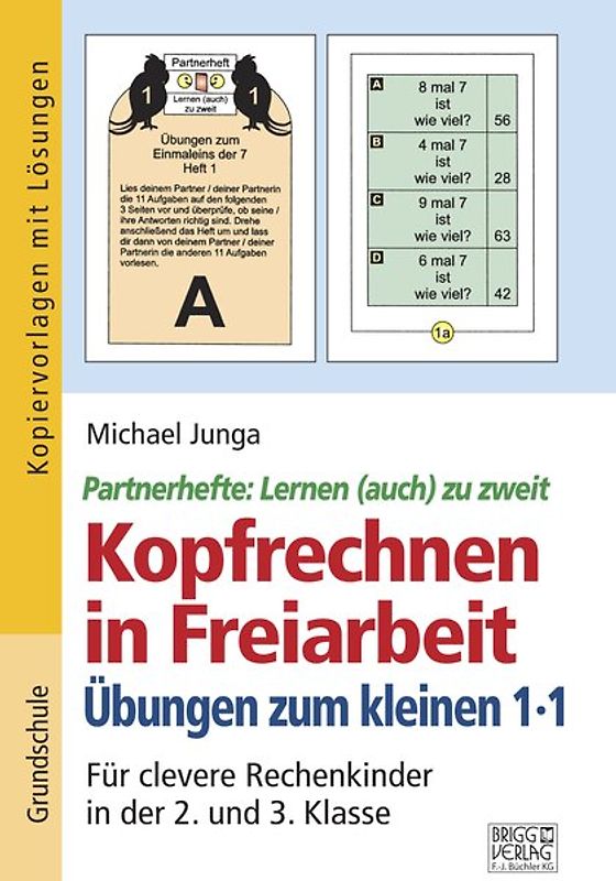Kopfrechnen in Freiarbeit – Übungen zum kleinen 1x1