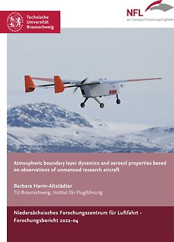 Atmospheric boundary layer dynamics and aerosol properties based on observations of unmanned research aircraft