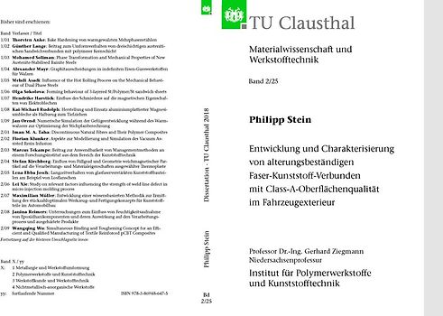 Entwicklung und Charakterisierung von alterungsbeständigen Faser-Kunststoff-Verbunden mit Class-A-Oberflächenqualität im Fahrzeugexterieur